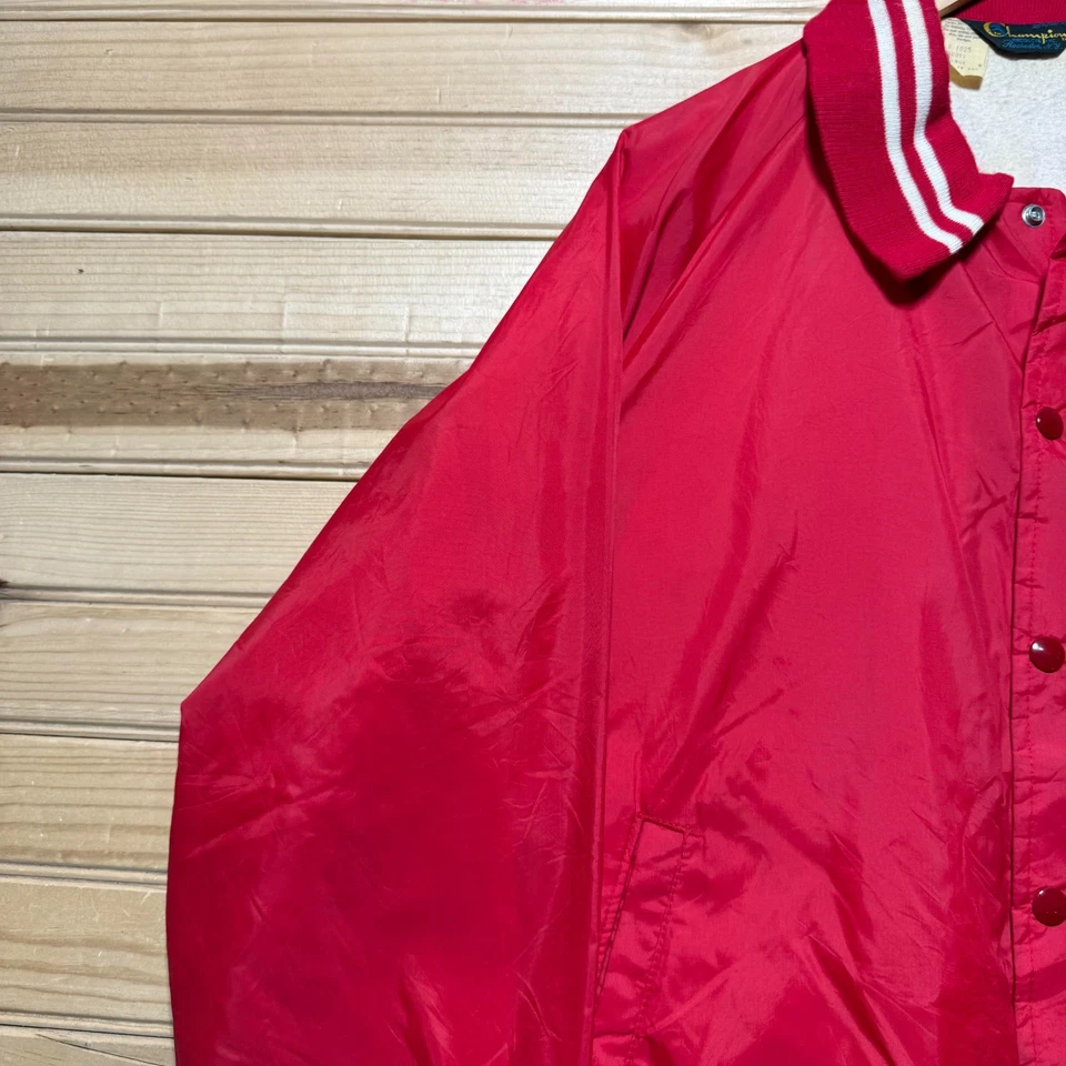 Chaqueta de fútbol americano de bombardero satinado de la NFL campeón de los años 70 vintage talla grande Foto 4 de 4