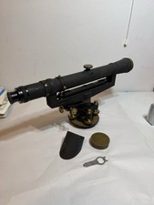 David White Antique Brass Transit Level Surveyors Tool Early 20th Century