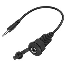 3.5Mm TRS Panel Mount Stereo Audio Cable 3.5Mm 1/8" TRS Male Plug