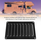 RV Grille Vent Panel M5 ABS Black Exquisite Accessories For Yacht Bus