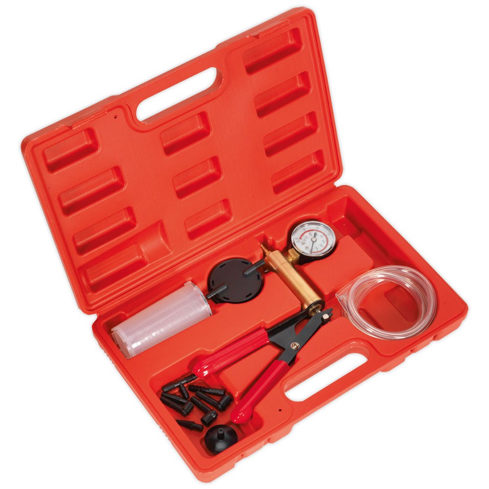 Sealey Vacuum Tester and Brake Bleeding Kit
