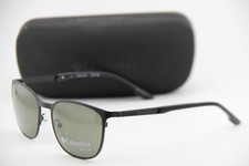 NEW COLUMBIA C128S 002 BLACK AUTHENTIC W/CASE SUNGLASSES 57-20