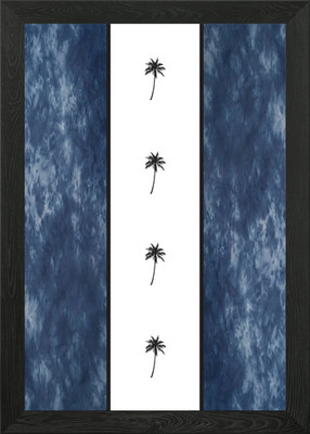 Palmenleben gerahmtes Wandbild Poster Leinwanddruck Bild