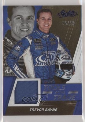2017 Panini Absolute Tools of the Trade Spectrum Blue 34/49 Trevor Bayne 0a7