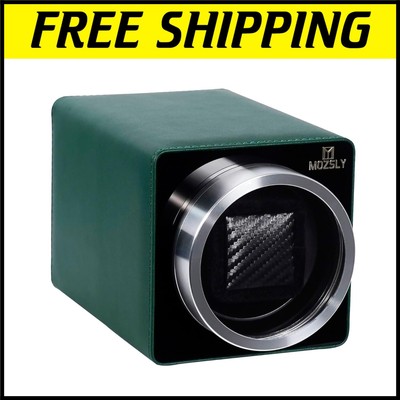 Premium Leather Watch Winder with Multiple Rotation Modes for Automatic Watches