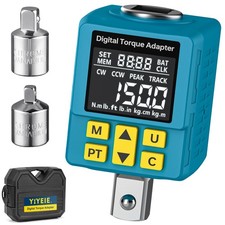 12 Digital Torque Adapter 1 Accuracy 7.5-150 Ft-lb10-203 Nm Blue