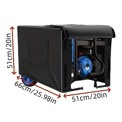 Sturdy For Outdoor Generator Cover with Adjustable Fit and Weather Resistance - Picture 12 of 31