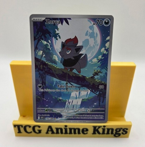 Pokémon TCG Zorua 142/086 White Flare Holo Illustration Rare Card