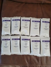 NEW Uline S-13376 3oz Reusable Non Toxic Cold Packs For Lunch Boxes - 10 Pack