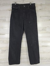 VINTAGE Y2K CALVIN KLEIN BLACK JEANS MEN'S SIZE 32x32 REGULAR FIT STRAIGHT LEG..