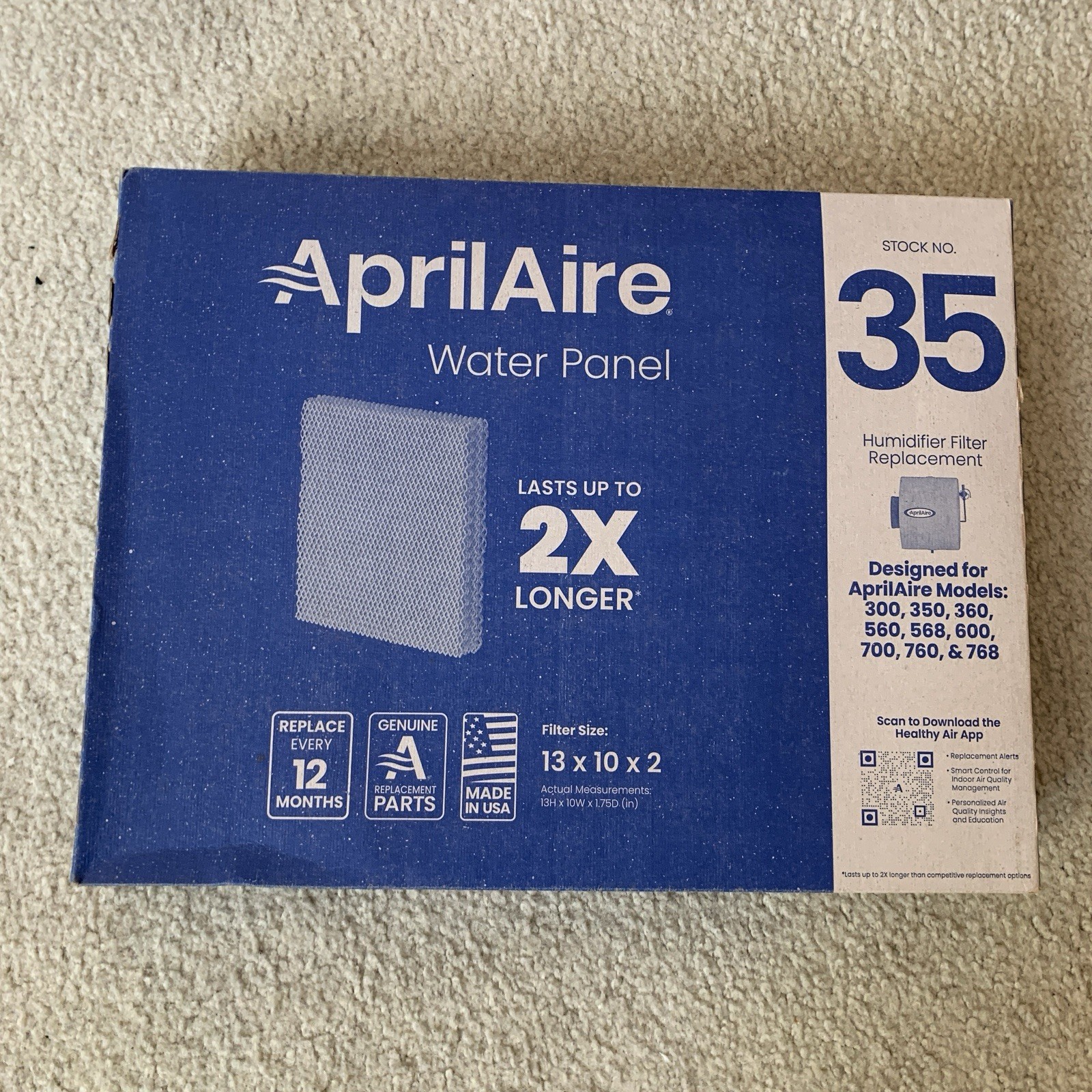 Water Panel Filter, 350,360,560,568,600,700,760,768