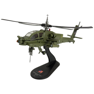 Boeing AH-64A Apache Diecast Metall Flugzeug Modellflugzeug Geschenk - Maßstab 1:72
