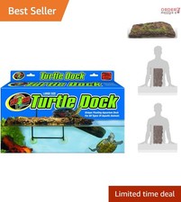 Turtle Dock Self-Leveling Floating Basking Platform for Reptiles Aquatic Turtles