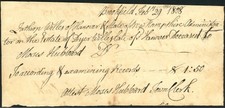 Original New Hampshire Estate Document - 1808