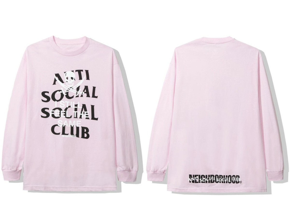 DS Anti Social Social Club ASSC x NBHD Neighborhood Pink Jack Long 