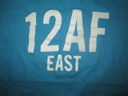 1960s Vtg Air Force TAC COMMANDERS Soccer ? 12AF East T Shirt Russell Southern - Picture 6 of 7