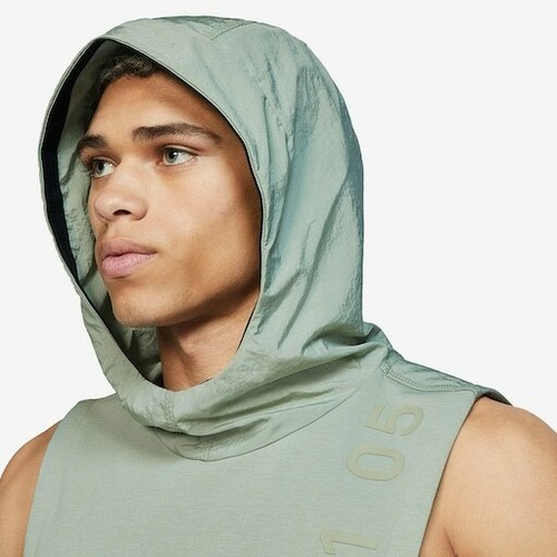 Nike Therma Tech Packung Herren Kapuzenpullover Training Laufen Top Tank Klein - Bild 2 von 10