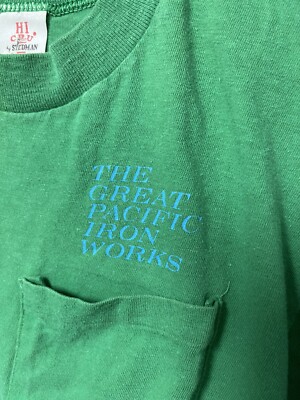 Rare Vintage Patagonia 70s The Great Pacific Iron Works T Rare Vintage Patagonia 70s The Great Pacific Iron Works T