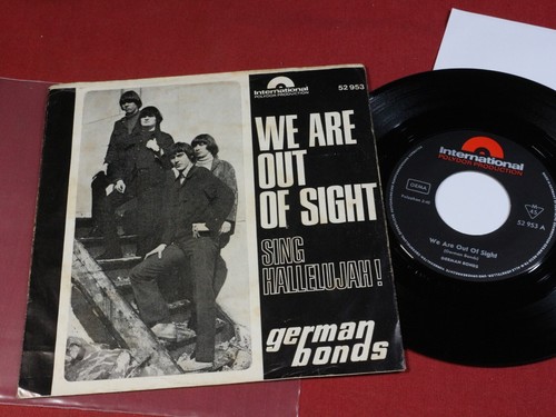 German Bonds WE ARE OUT OF SIGHT 7" Single International Polydor 52953 Germany - Picture 2 of 2