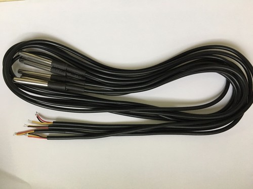 Sonda termica sensore temperatura temperatura impermeabile 1/2/3/5/10/15M DS18B20 vendita nel Regno Unito - Foto 1 di 4