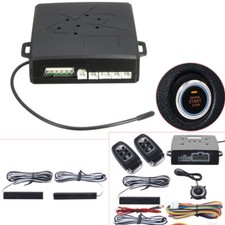 Car Alarm System Keyless Entry Push Button Remote Control Engine Start / Stop