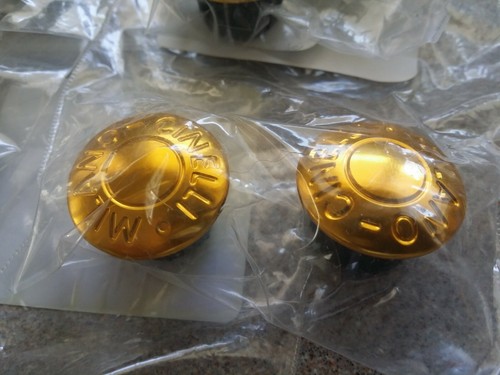 5X PAIRS NOS CINELLI MILANO HANDLEBAR HANDLE BAR END PLUGS CAPS YELLOW (GOLD) - Bild 3 von 7