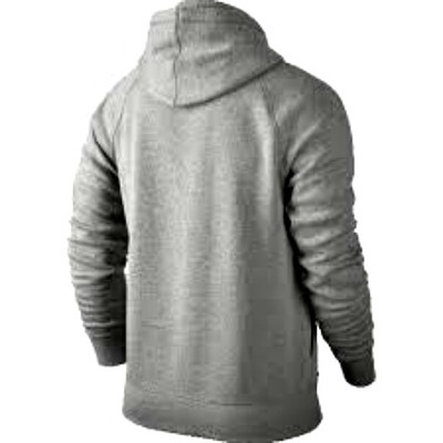 AUTHENTIC NIKE AIR JORDAN JUMPMAN FULL ZIP BRUSHED FLEECE HOODIE GREY 845861-063