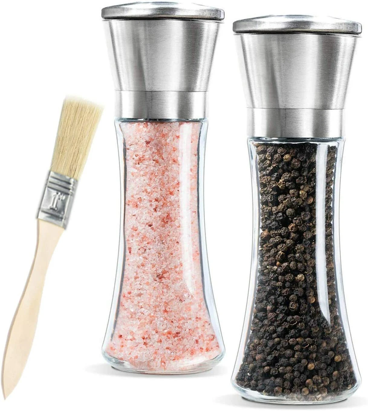 Kitchen Accessories - Salt and Pepper Grinder Set - Adjustable Coarseness