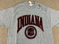 Indiana University Pennsylvania Crimson Hawks Shirt Collegiate Pacific 80s VTG