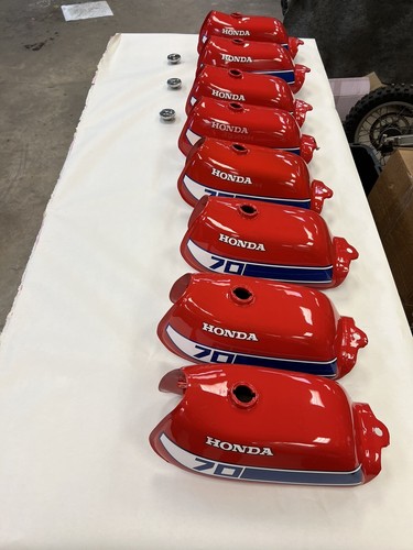 1978-1985 Honda ATC70 Gas Fuel Tank Steel Serwa Reproduction New Rider Quality - Picture 6 of 6