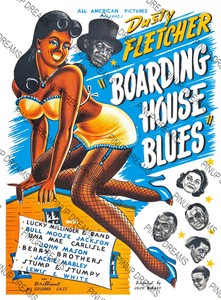 Classic Vintage Burlesque Poster /"Peek-A-Boo/" Rockabilly re-print various sizes