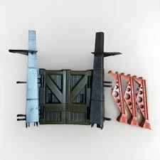 Kenner 1993 Vintage Jurassic Park Electronic Command Compound Front Gate+Parts