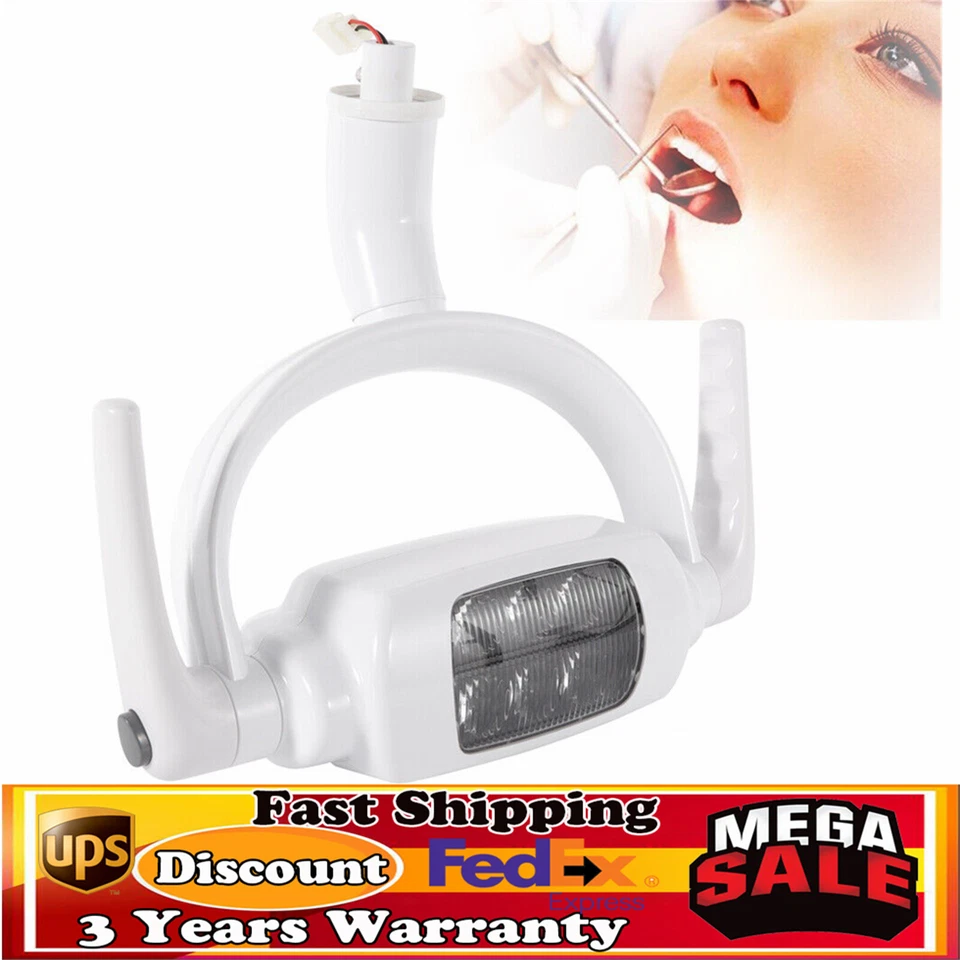 6-светодиодная стоматологическая рабочая лампа для зубов индукционный свет для полости рта стоматологический блок стул инструмент - Изображение 3 из 4