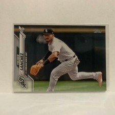 #91 Yolmer Sanchez Chicago White Sox 2020 Topps Series One Baseball Card JA