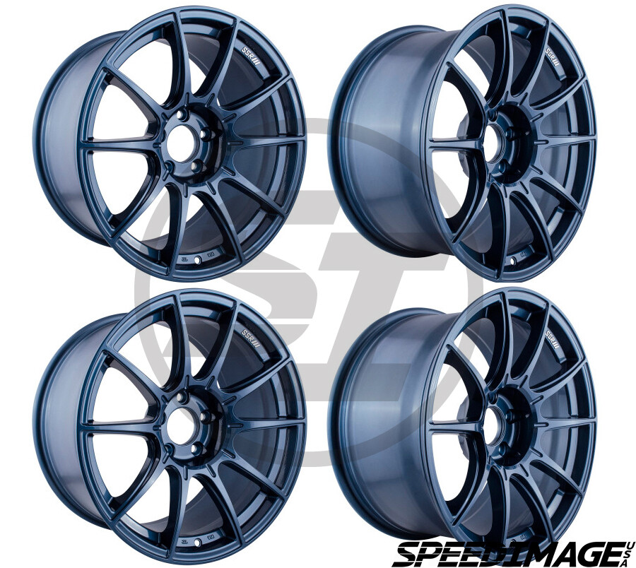 SSR 18インチ GTX01 4本セット　ホイールのみ 4X SSR GTX01 18X9.5 +22 5X114.3 BLUE GUNMETAL SET OF 4 WHEELS