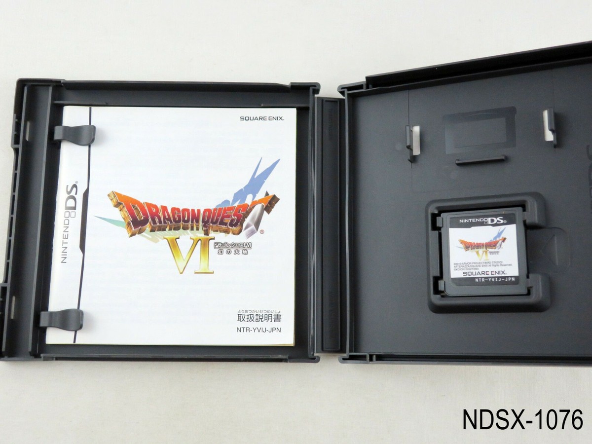 Dragon Quest 6 VI Nintendo DS Japanese Import Japan JP Txt Region