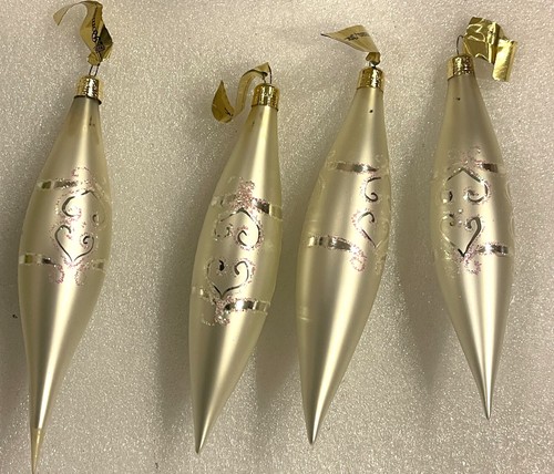 Vinatge Wenceslaus Crowne Line European Glass Christmas Ornaments - Picture 1 of 3