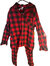 XL- Wondershop -Mens Sleepwear Set/Red and Black checkered