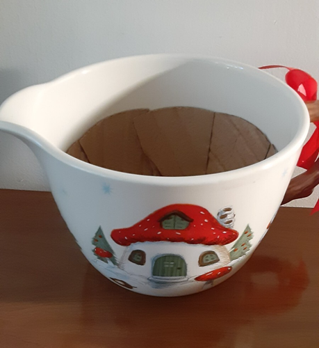 Holiday Time 4-Piece Christmas Stoneware Measuring Cup Set,Multicolor - Picture 2 of 9