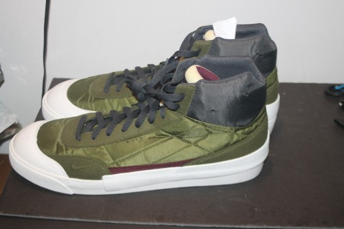 Nike Drop-Type Mid N.354 Summit White Legion Green Mens Size 15 - Picture 6 of 10