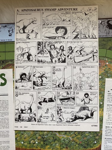 1987 Dinosaurs of the Lost World Boardgame AH Avalon Hill Game Company~EUC - Picture 8 of 11