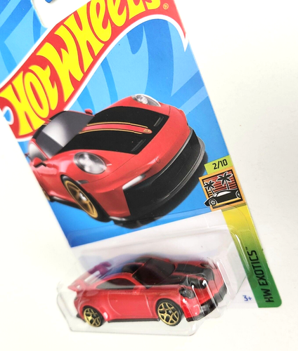 Hot Wheels Porsche 911 GT3 rot #177 - 2023 HW Exoten - Bild 2 von 3