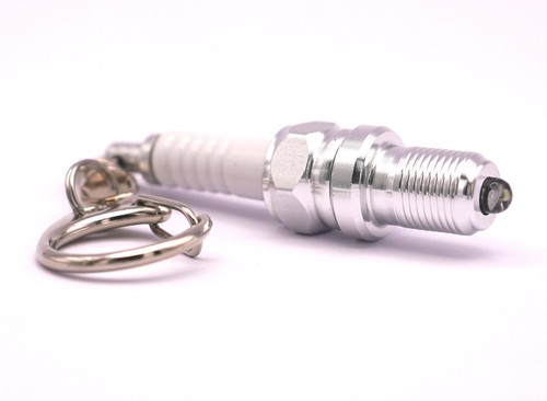 LED Spark Plug Keychain Keyring Mechanic Gift Motorsport JDM Performance - Picture 2 of 8