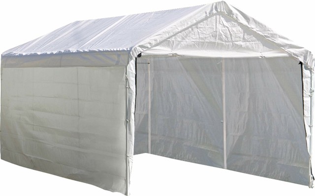 Canopy Enclosure Kit 12x20 Car Port Cover Portable Shelter Carport