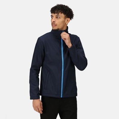 Regatta Ablaze french navy men's waterproof breathable warm stretch softshell