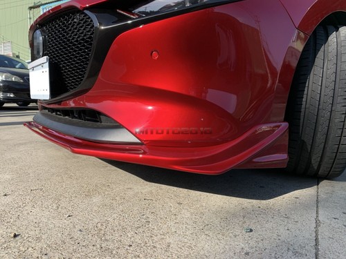 19-25 Painted Front Skirt Spoiler Fits Mazda3 Mazda 3 4th Bp Hatchback DTO Style - Picture 3 of 4