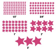 Star Stickers Permanent Outdoor Glossy Vinyl Decals - Pick Your Size And Color Star Stickers Permanent Outdoor Glossy Vinyl Decals - Pick Your Size And Color