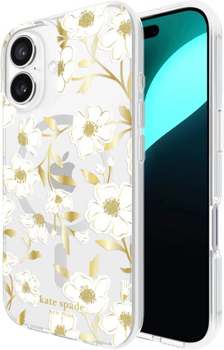 Kate Spade Protective Case w/Magsafe for iPhone 16 only Sunshine Floral - Picture 3 of 3