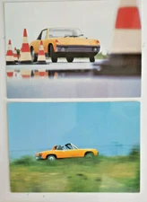 2 NEW VERY NICE POSTCARDS VW PORSCHE 914 914/6 W22 - 23