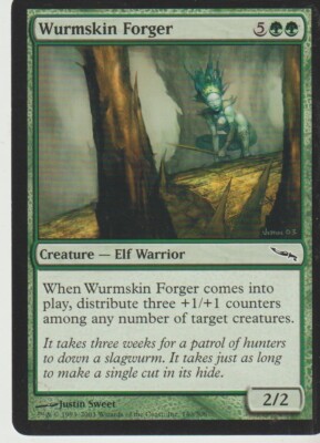 MTG Magic the Gathering Wurmskin Forger Creature-Elf Warrior